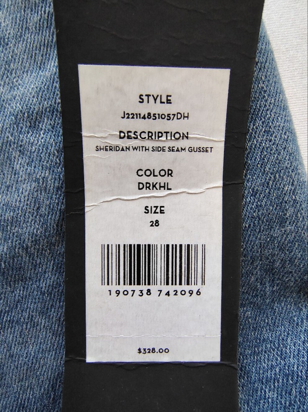 Women’s Blue Flared Jeans - Picture 5 of 12